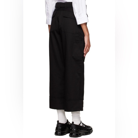 Simone Rocha Black Belted Wide Cargo Trouser - Picture 3 of 3